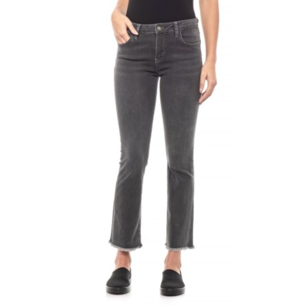NWOT Free People Black Straight Crop Jeans P2123